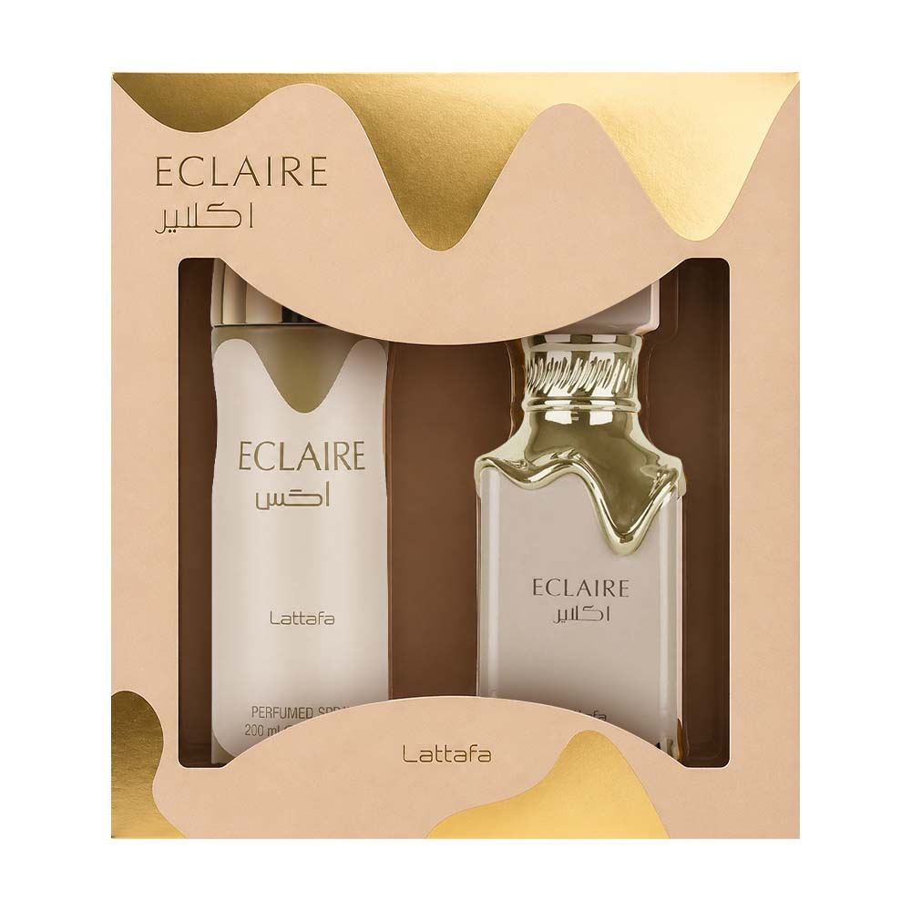 Lattafa Eclaire Estuche  2 Piezas Dama EDP 100ml + Body Spray 200ml