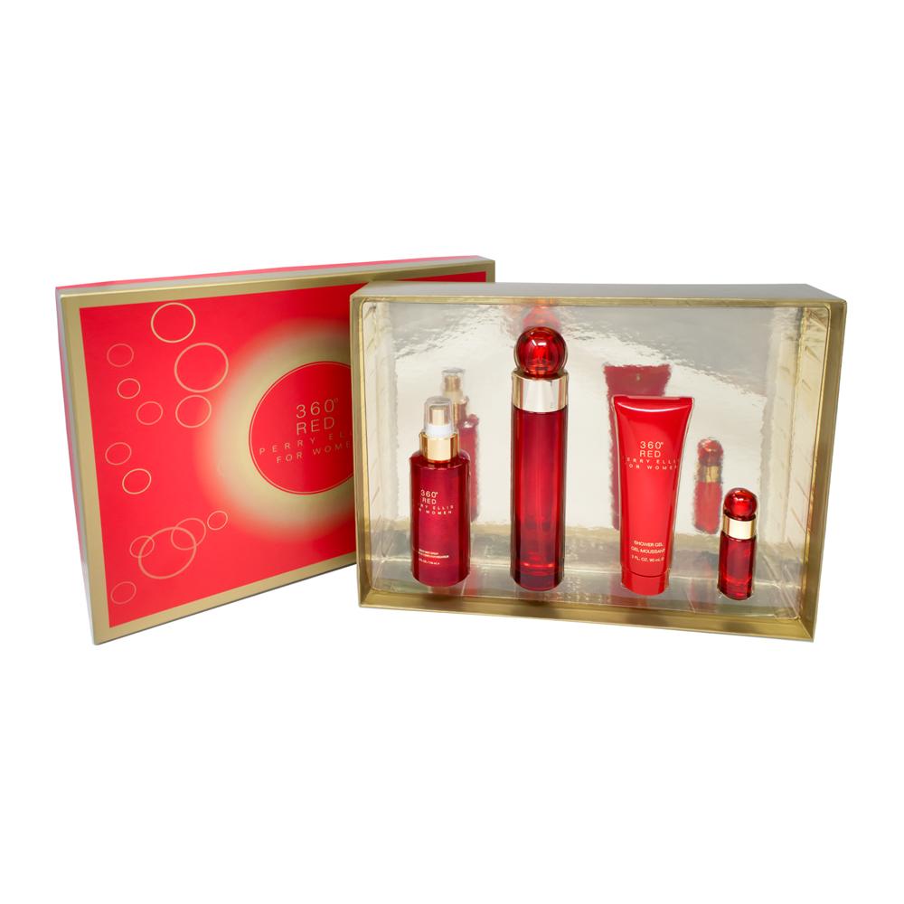 360 Red Estuche 4 pzs - Perfumeria Sublime